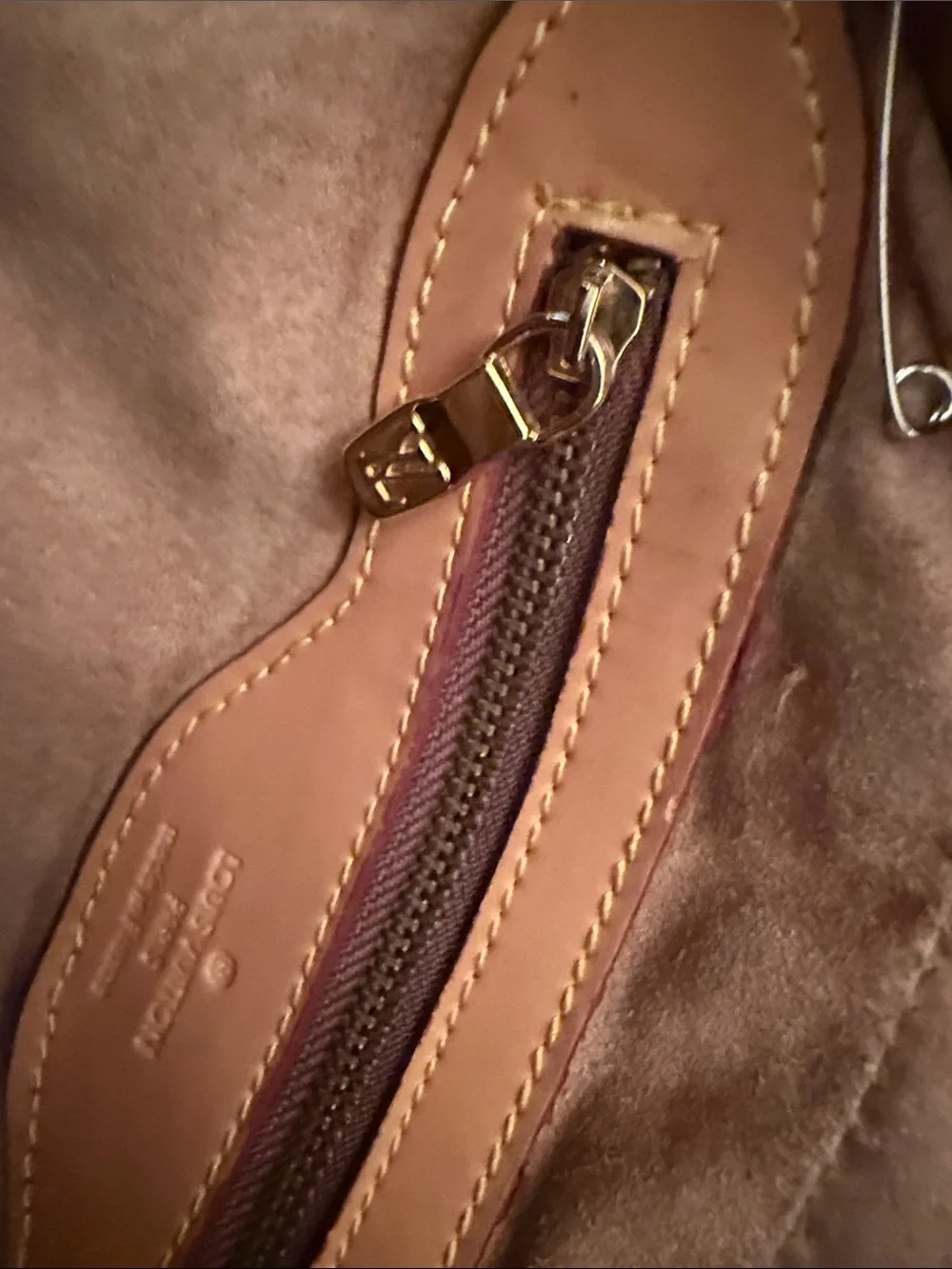 LV Monogram Canvas Toiletry Bag - Brown & Tan Trim
